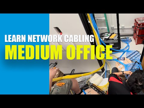 Learn Network Cabling - Medium Sized Office