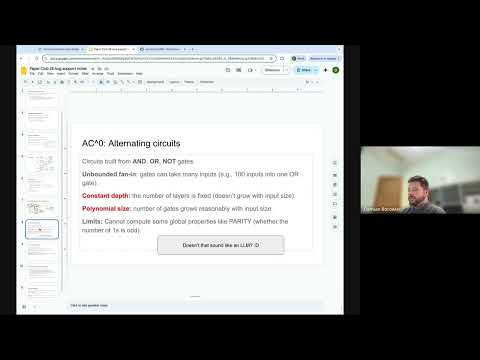Damian presents: Hierarchical Reasoning Model