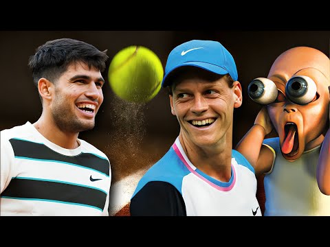 Sinner vs Alcaraz - 20 Points You Have To See To Believe!