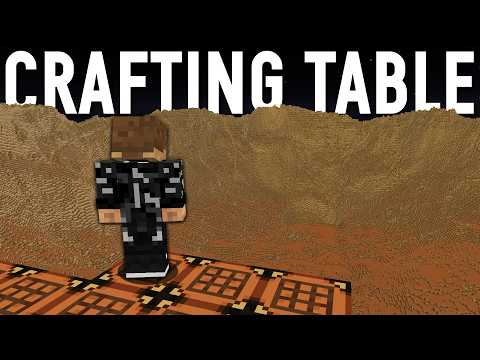 Hardcore, but it's a crafting table world