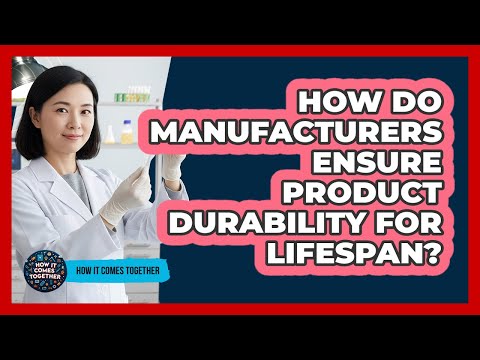 How Do Manufacturers Ensure Product Durability For Lifespan?