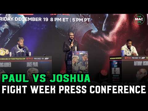 Jake Paul vs. Anthony Joshua Press Conference (FULL)
