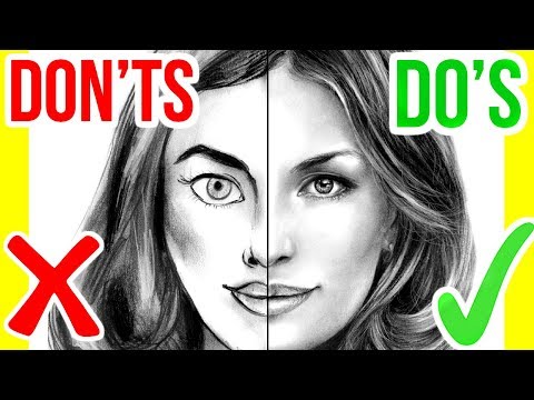 DO'S & DON'TS: How To Draw A Face | Step By Step Drawing Tutorial