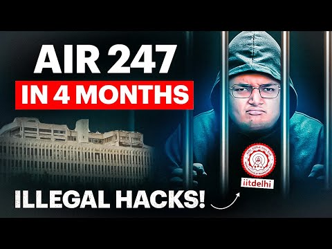 5 ILLEGAL Technique I used to get AIR 247 in JEE Advanced!