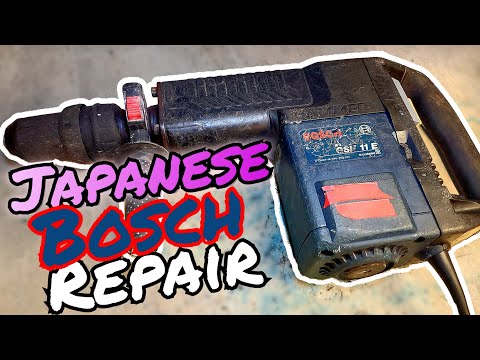 Old Imported BOSCH GSH 11 E Hammer from Japan full repair and service.