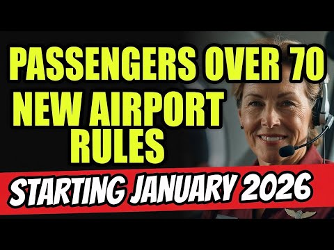 Flying After 70? NEW 2026 Airport Rules Are DENYING Seniors at the Gate