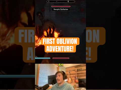 First time playing Oblivion - skill issue? Maybe. #gaming #bethesda #oblivion#elderscrolls #xbox