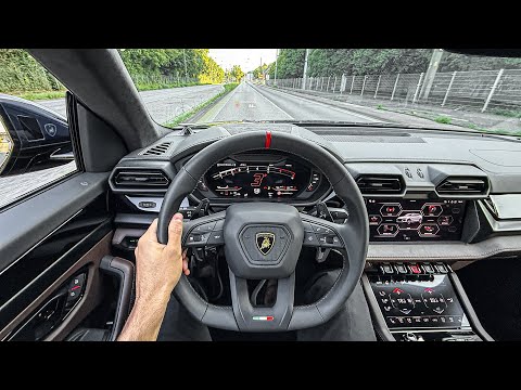 NEW 2026 Lamborghini URUS SE POV DRIVE on the German Autobahn! V8 Hybrid BEAST! 🔥 +SOUND!