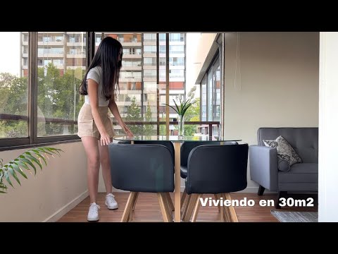 🏙️ Tour Mini departamento de 30m2 en Santiago de Chile