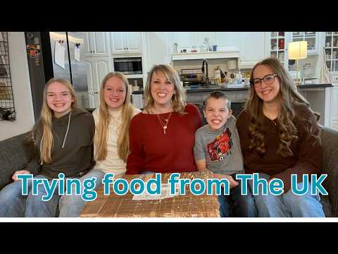 My Kids and I Try Food From the UK! || First Reaction