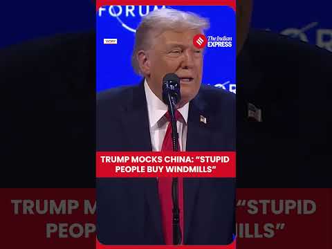 “Stupid People Buy Them”: Trump Mocks Wind Energy at Davos