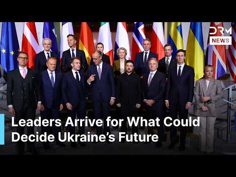 FULL ARRIVALS: Macron, Meloni, Merz, Rutte, Witkoff, Zelenskiy Unite For Final Ukraine Talks | AC1G