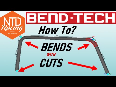 Using BendTech to fab a tube with cuts and bends