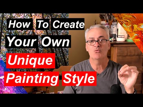 How do I develop my own painting style?