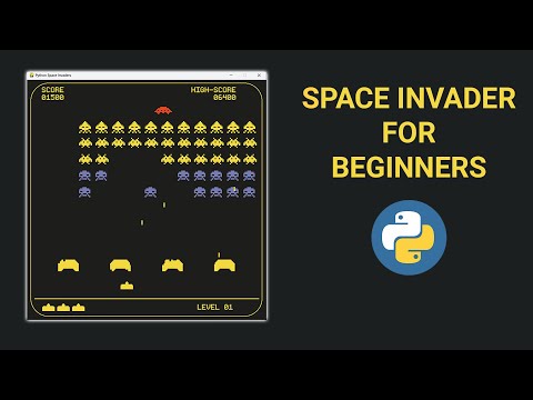 Python Space Invaders Game Tutorial with Pygame  - Beginner Tutorial (OOP)