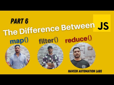 #6 - Difference between map(), filter() and reduce() in Javascript