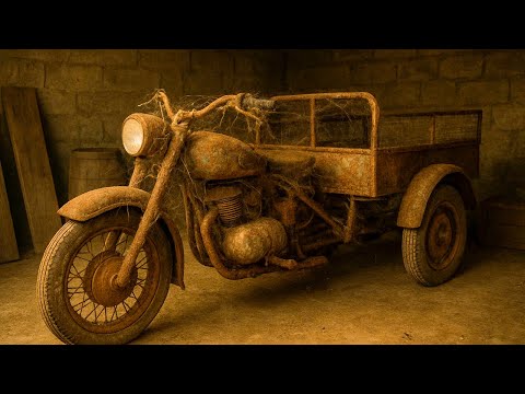 “From Scrap to Beast! Full Revival of a Forgotten 3-Wheeler”