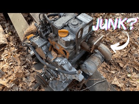 FREE YANMAR DIESEL ENGINE SAVED FROM THE SCRAP YARD...WILL IT RUN?