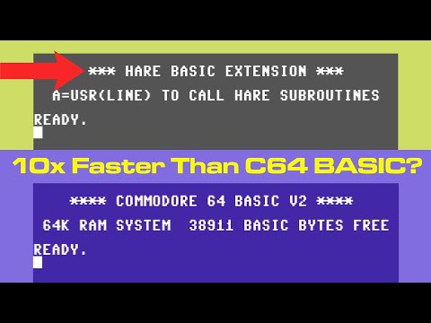10x Faster Than C64 BASIC? Hare Basic