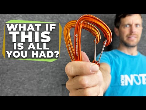 Could you survive with just 2 carabiners?