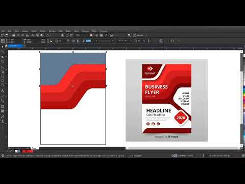How to Create Modern Business Flyer Design  Using Coreldraw - Ahsan  Sabri