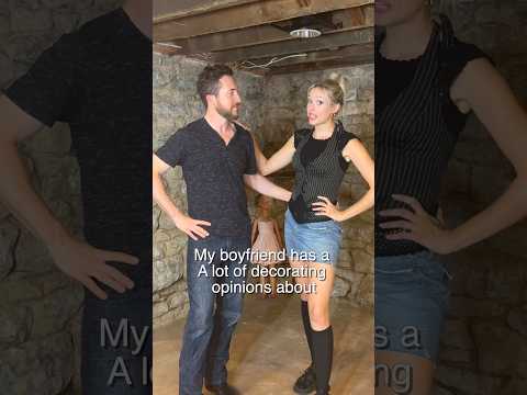 Letting My Boyfriend Decorate ONE Corner Of My house #homedecor #falldecor