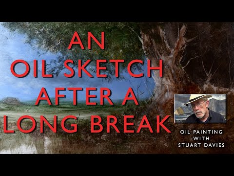 An Oil Painting Sketch With Stuart Davies, Part 1