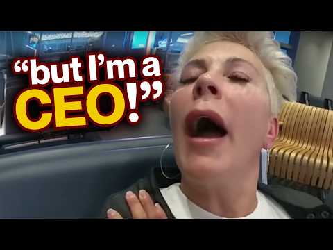 When Entitled Karens Get KICKED OFF Airport