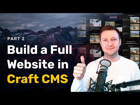 Craft CMS Tutorial - Full Website (Part 2) - Image uploads, rich text editor, and matrix fields