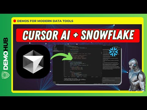 Cursor AI IDE: Advanced Demo, With Live Snowflake Development Project | DemoHub.dev
