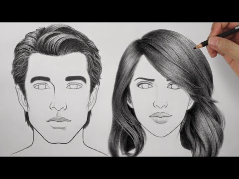 How to Draw Hair: Male & Female - Ultimate Tutorial