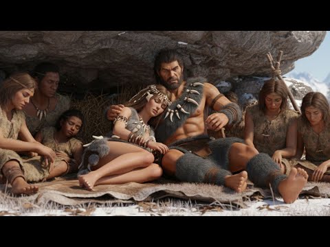 Life 4.2 Million Years Ago: Homo habilis VS Giant Hyena Pack & Ancient Buffalo