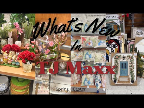 What’s New In Store | TJ Maxx | Store closing + Spring Finds + Easter + Home Decor & more!