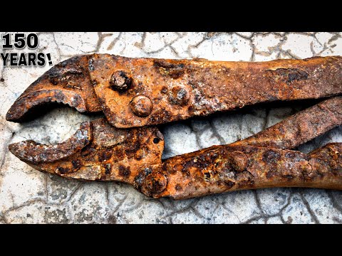 Rusty Pliers Restoration - Restoration Video Better Then @RandomHands!