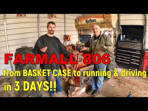 Farmall 806 - Basket Case to Running & Driving in 3 DAYS!
