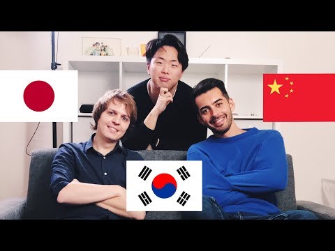 Korea, Japan, China | What's the Difference? Dmitry Shamov, Kase Gasanov, and Kostya Pak