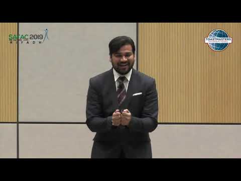 Omar Khan - Humorous Speech Contest - Finalist - SATAC 2019