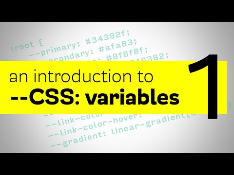 CSS Variables - An introduction to CSS custom properties