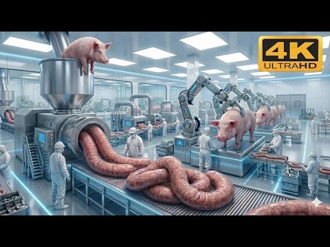 ð Inside the Worldâs Most LUCKY Sausage Factory: âGolden Fortuneâ on a Plate (Full Process) âĻ