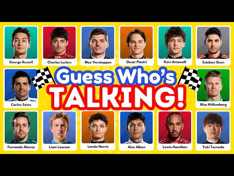 ULTIMATE F1 QUIZ CHALLENGE! GUESS THE VOICE, EYES & TRACK | 2025 EDITION