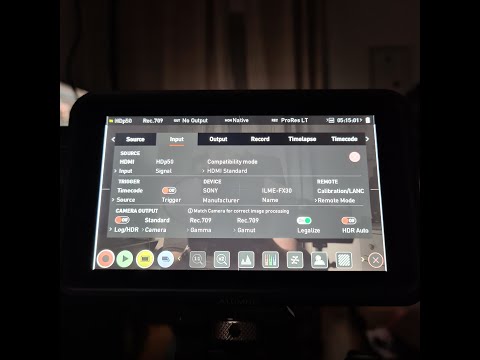Atomos Ninja V legalize function explained