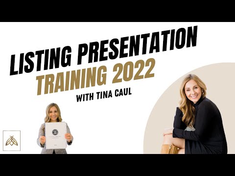"LIVE" Listing Presentation: Role Play 2022 with Tina Caul