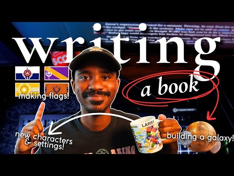 worldbuild a sci-fi world with me! ✍🏾🚀 cozy *first draft* writing vlog