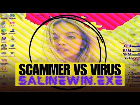 Indian Scammer VS Salinewin.exe VIRUS! They Rage!