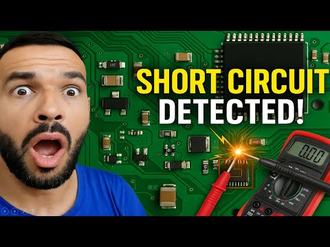 How To Find a Short Circuit on a Motherboard Fast - Laptop Motherboard Repair Part 1