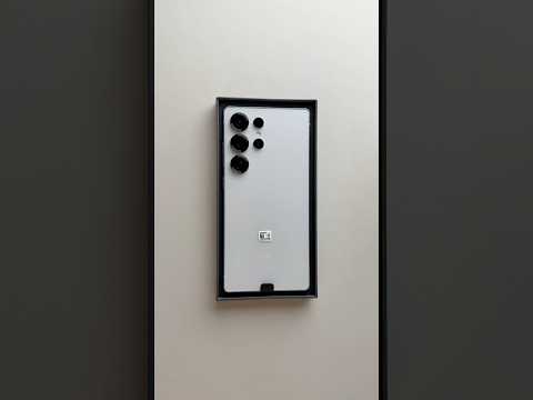 Galaxy S25 Ultra Titanium Whitesilver Unboxing !