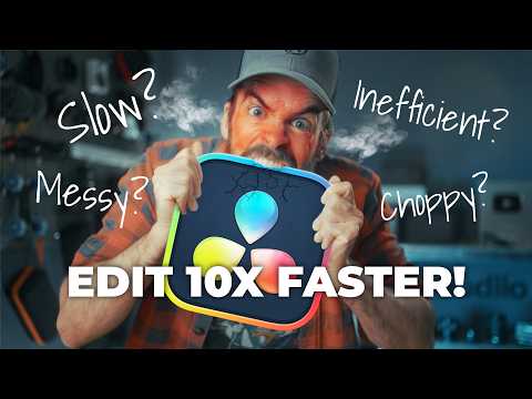 10 Tips For FASTER & MORE EFFICIENT Editing in DaVinci Resolve