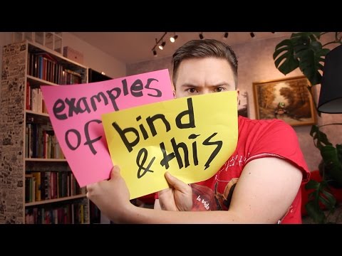 Examples of this and bind - Object Creation in JavaScript P2 - FunFunFunction #44