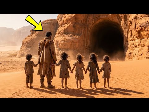 El padre viudo se mudó con sus hijos a una cueva en la roca — pero no imaginaba lo que encontraría…