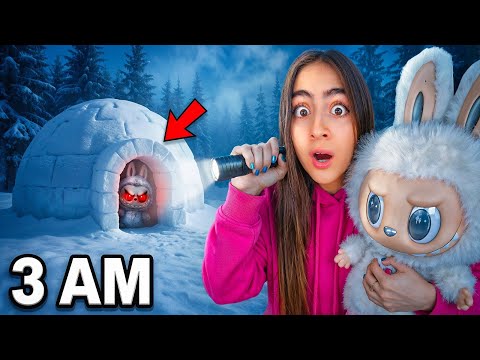 OVERNIGHT in the World's most HAUNTED IGLOO!!